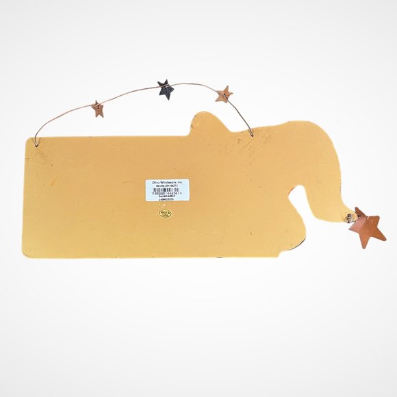 Wooden Halloween Witch Sign with Tin Stars Wall Sign Decor, Inside or Outside - Picture 2 of 2